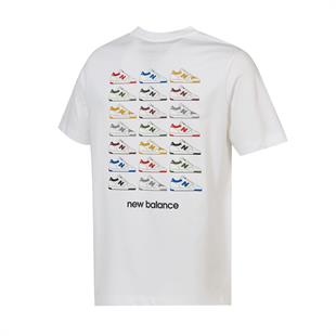 New Balance UNT3409-WT Unisex Spor Tişört