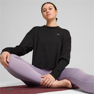 Puma 52568801 Studio Cloudspun Crew - Short Kadın Sweatshirt