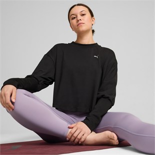 Puma 52568801 Studio Cloudspun Crew - Short Kadın Sweatshirt