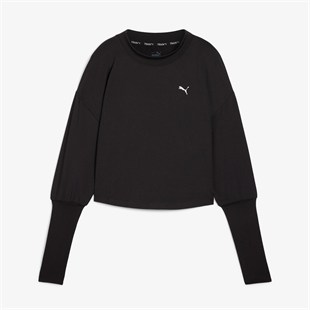 Puma 52568801 Studio Cloudspun Crew - Short Kadın Sweatshirt