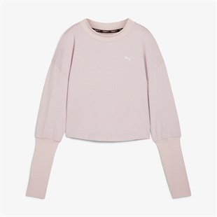 Puma 52568849 Studio Cloudspun Crew - Short Kadın Sweatshirt