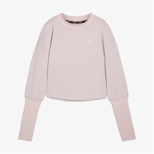 Puma 52568849 Studio Cloudspun Crew - Short Kadın Sweatshirt