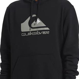 Quiksilver AQYFT03356-999 Big Logo Erkek Sweatshirt