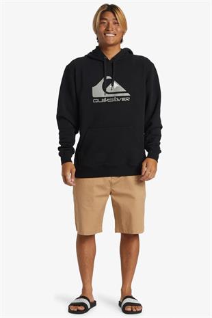 Quiksilver AQYFT03356-999 Big Logo Erkek Sweatshirt