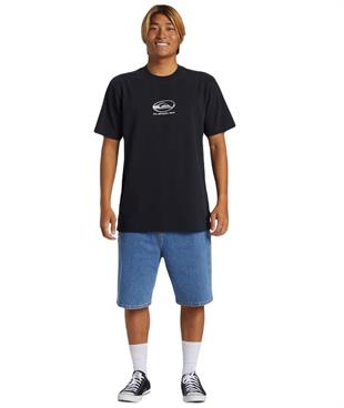 Quiksilver AQYZT09545 Chrome Logo Ss Stn Erkek Tişört