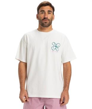 Quiksilver EQYZT08032-WBK0 Hw Outside inside Ss Erkek Spor Tişört