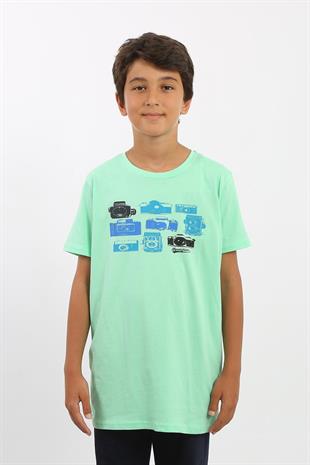 Routefield RFKTIMER23 Timer Kids Erkek Çocuk Tişört