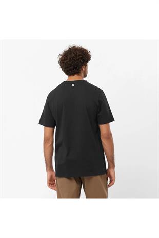 Salomon LC2218800 Running Graphic Ss Tee M Erkek Tişört