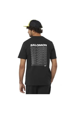 Salomon LC2219400 Graphic Perf Ss Tee M Erkek Tişört
