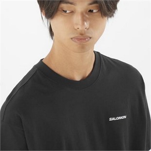 Salomon LC2527200 Logo Rx Tee M Erkek Spor Tişört