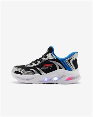 Skechers 403848L SLBK Skechers Meteor-Lights-Brisk-Beams Erkek Çocuk Spor Ayakkabı