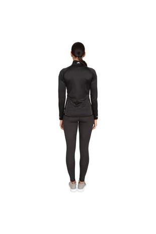 Trespass FATOLSTR0011-BLK Evie - Female Active Full Zip Top Tp75 Kadın Softshell Ceket