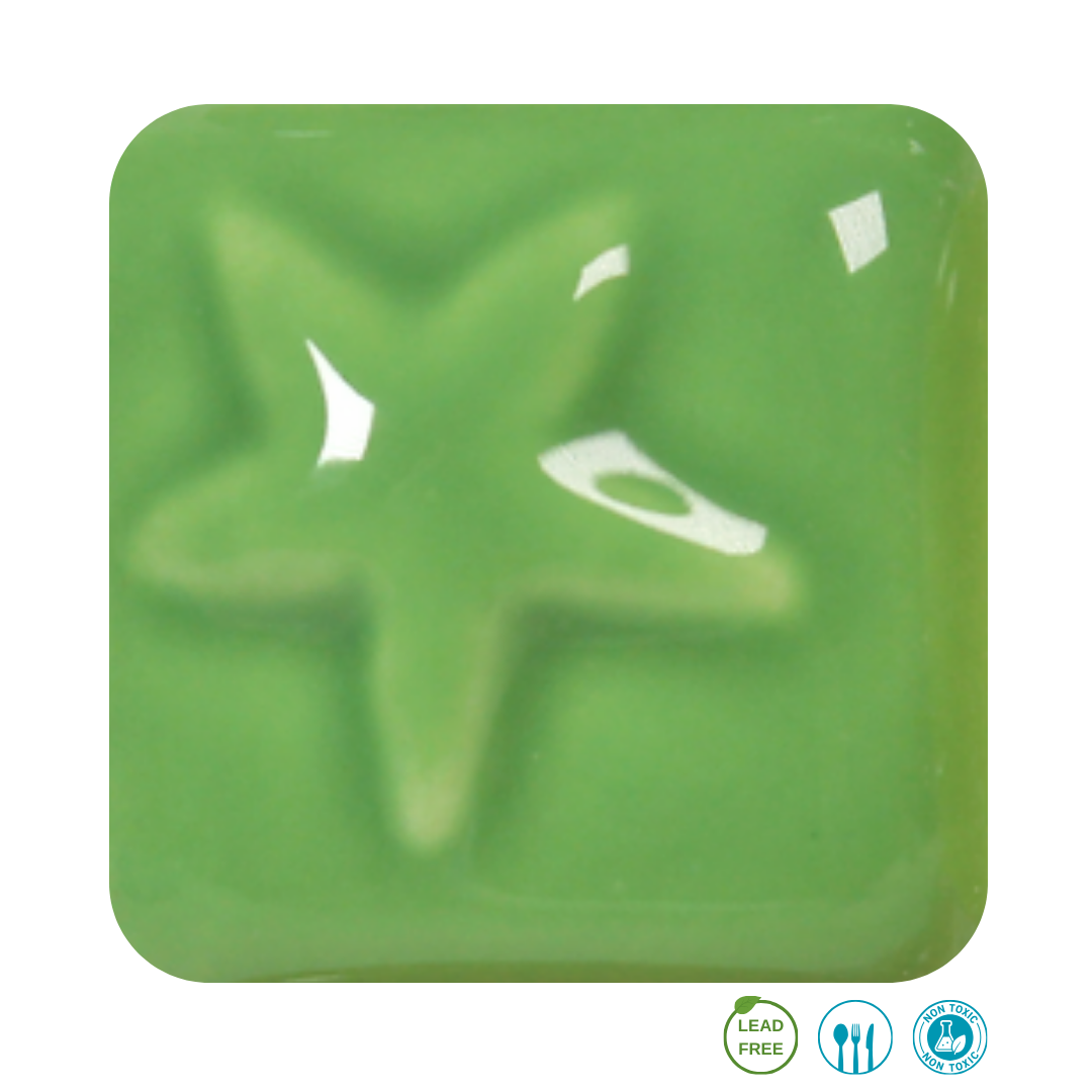 Em-1027 Apple Green Glaze    (473 ml) 