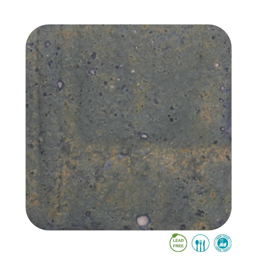 Em-1244 Blue-Brown Lava Glaze 
