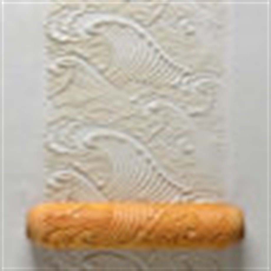 Büyük Dalga BHR-020 Büyük Desenli Ahşap Rulo - 12cm