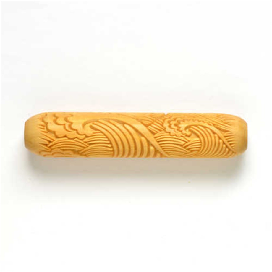 Büyük Dalga BHR-020 Büyük Desenli Ahşap Rulo - 12cm