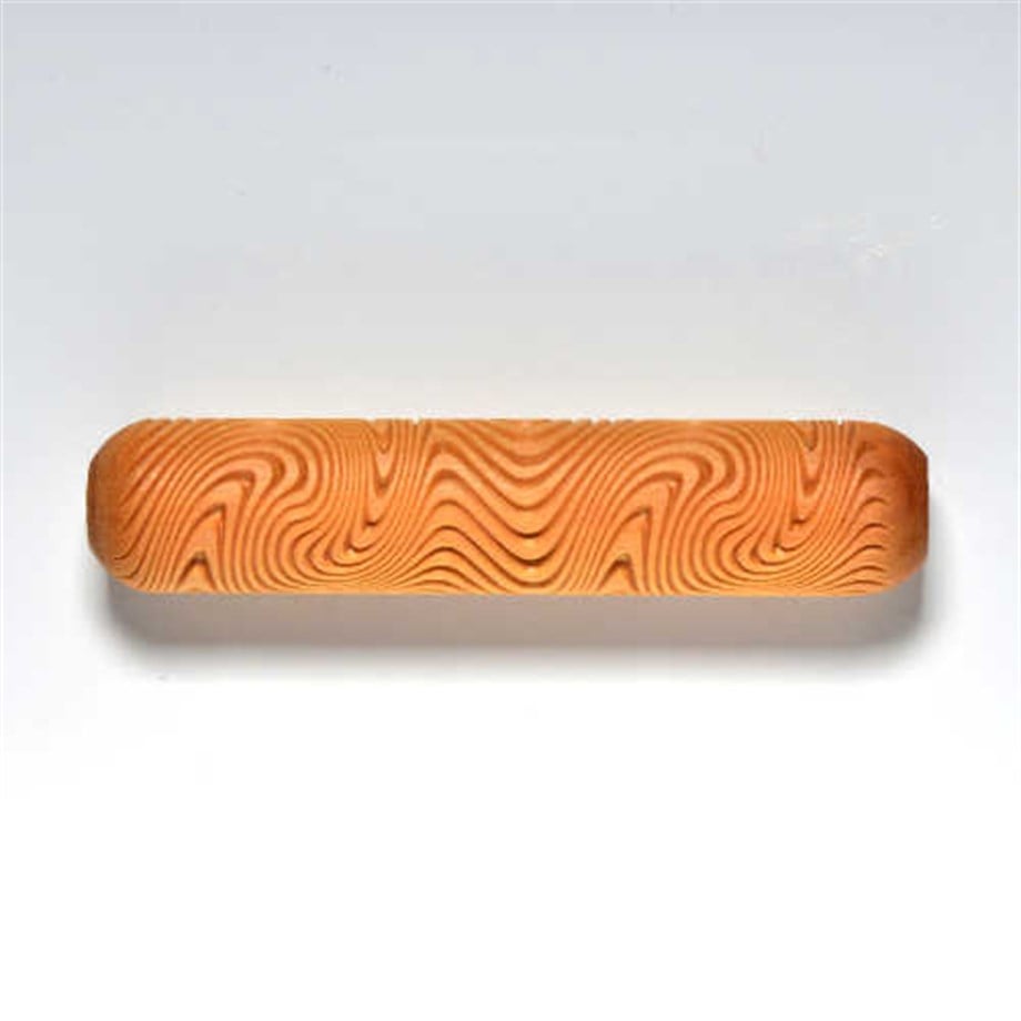 Psychedelic Dalga BHR-079 Büyük Desenli Ahşap Rulo - 12cm
