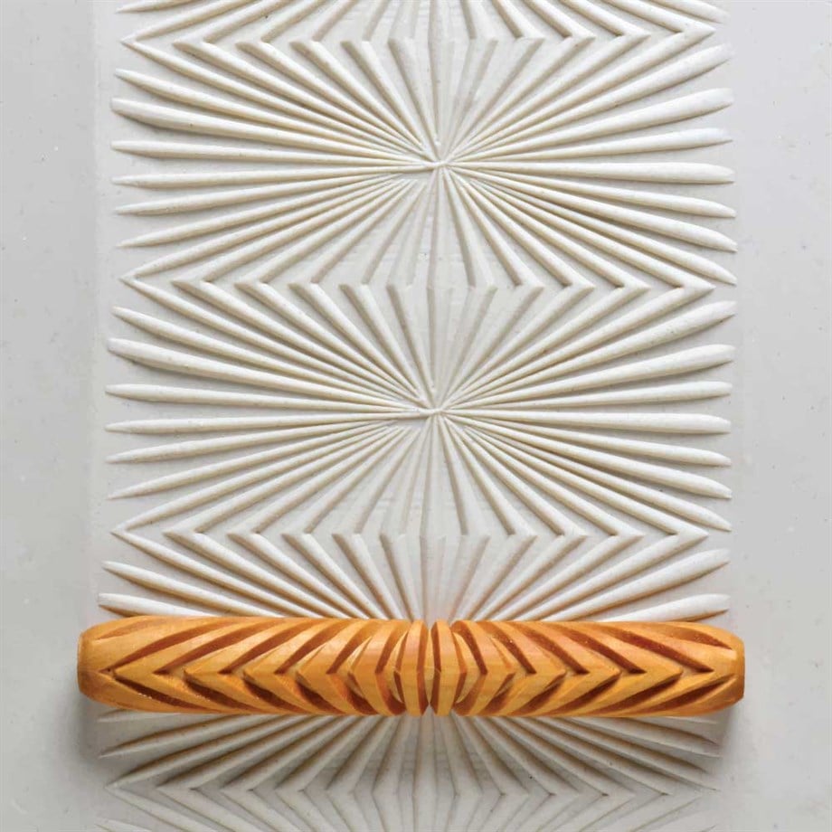 Yıldız Patlaması HR-13 Desenli Ahşap Rulo - 10cm