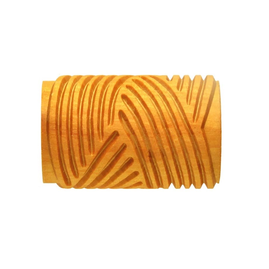 Büyük Örgü RL-003 Desenli Ahşap Rulo - 6cm