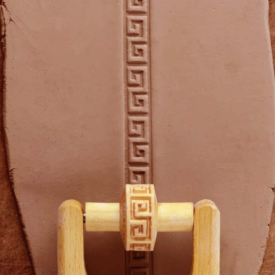 Geometrik RS-030 Desenli Ahşap Rulo - 1.5cm