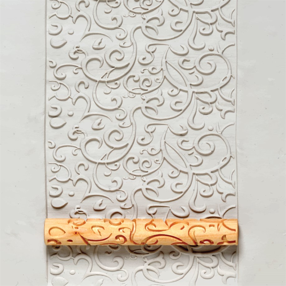 Curlicue TW-02 Twig Desenli Ahşap Rulo