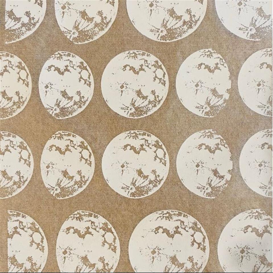 Moon Phases-Underglaze Transfer Sheet White-19 x 13 inch