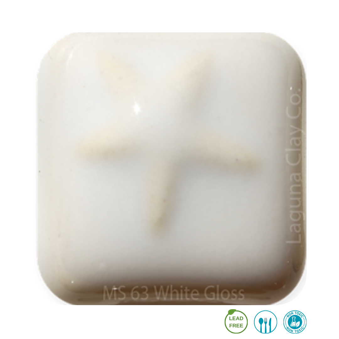 MS-63 Colonial White Gloss Glaze