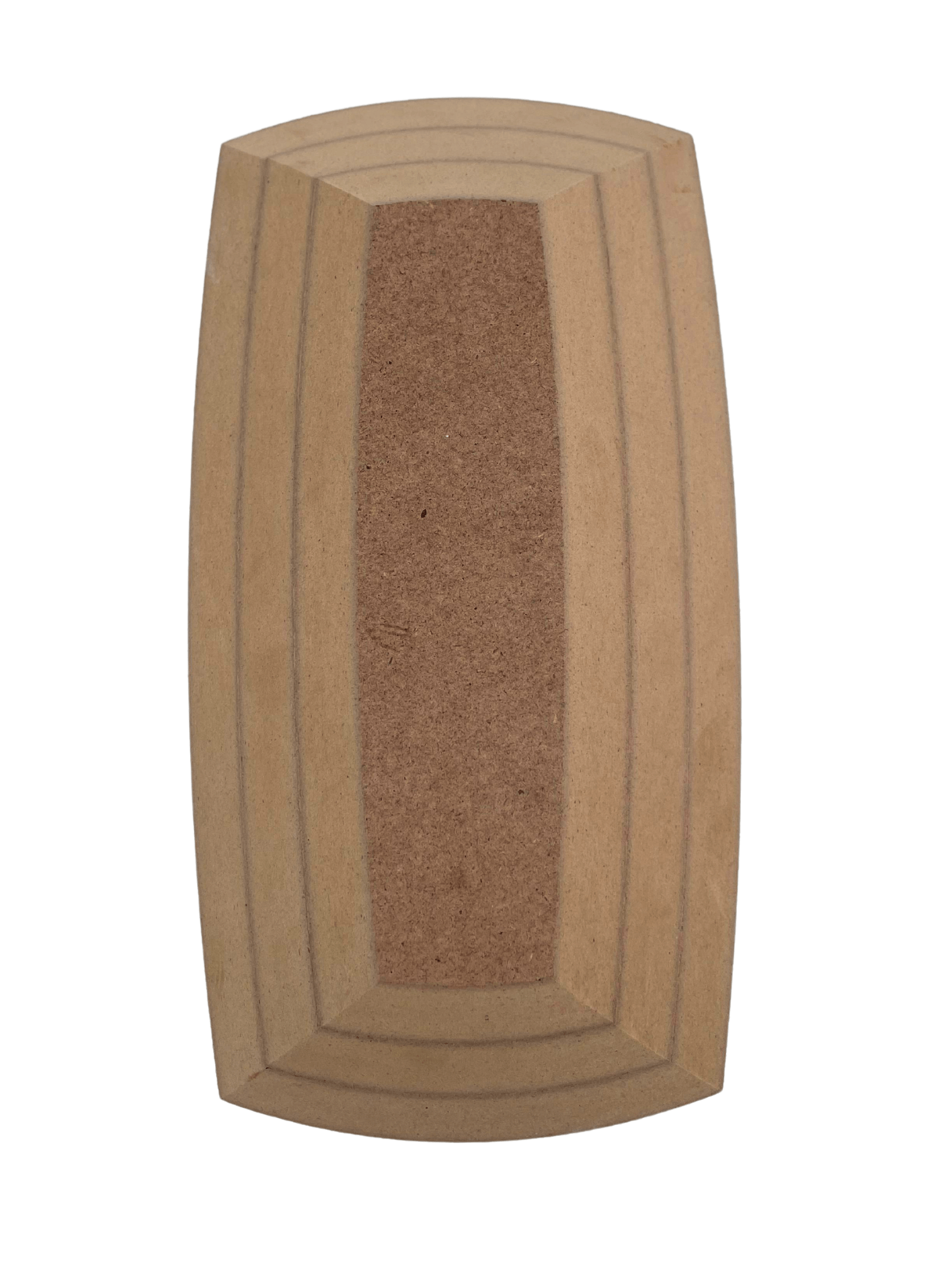 Oval Dikdörtgen Ahşap Tabak Kalıbı - 3 Parça SET