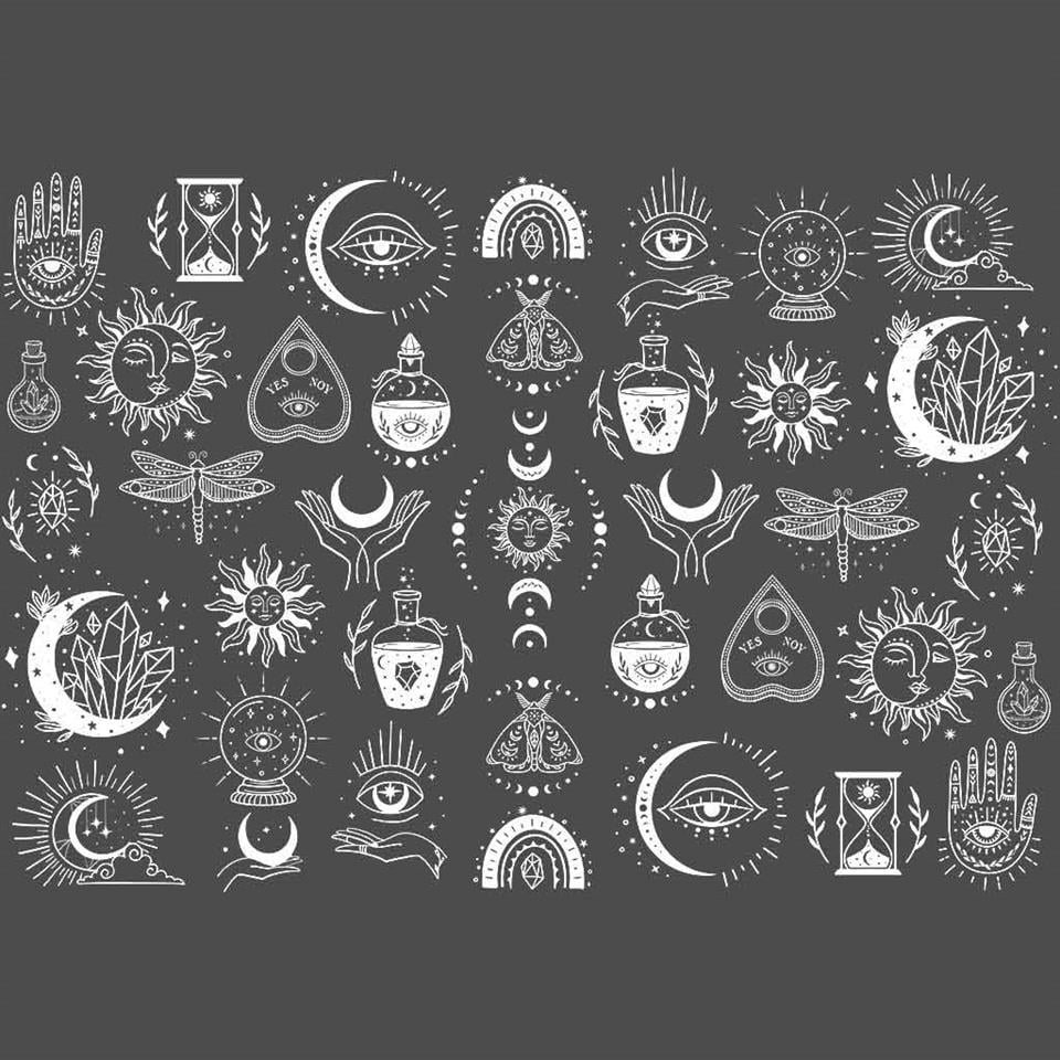 Underglaze Transfer-Mystıcal-Whıte 38X52Cm