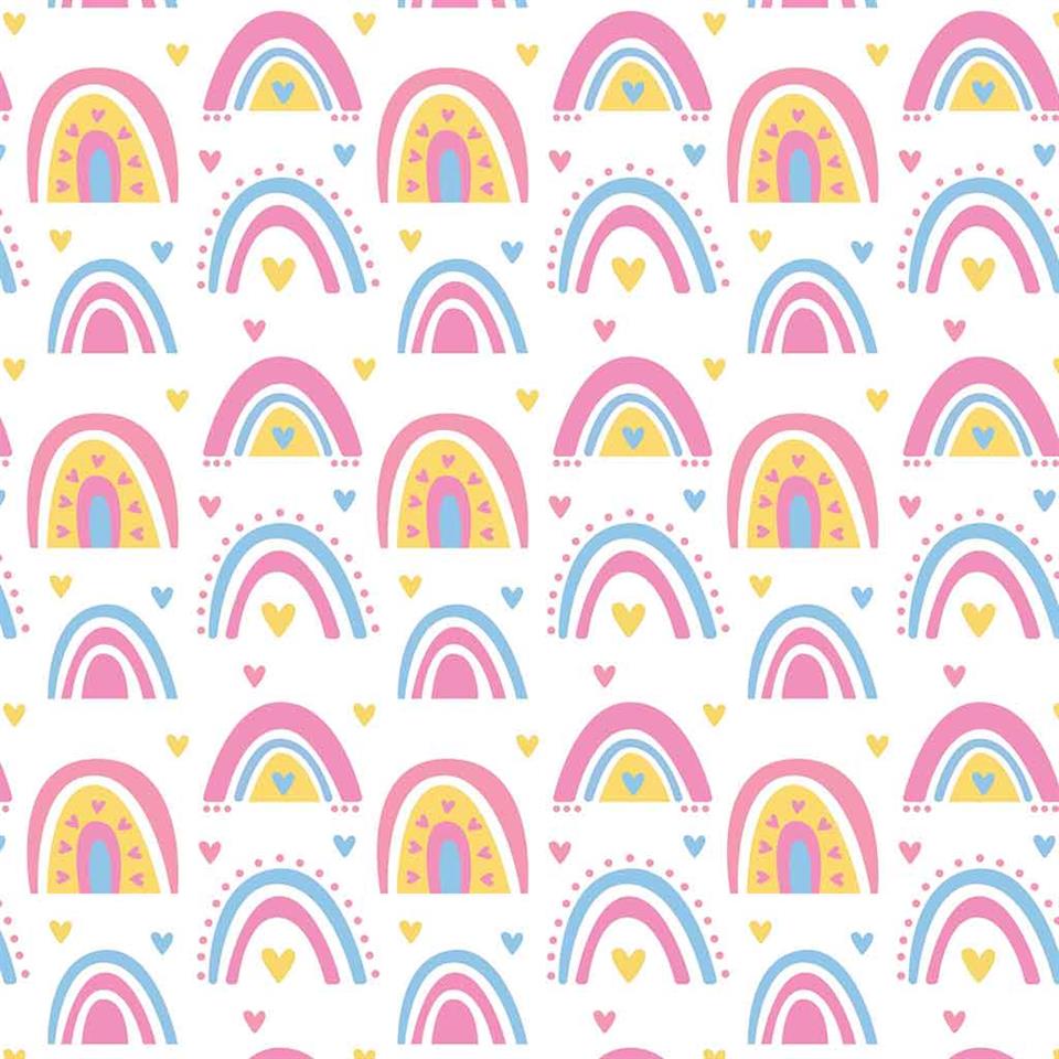 Underglaze Transfer-Raınbow (9 X 6.5 İnch)