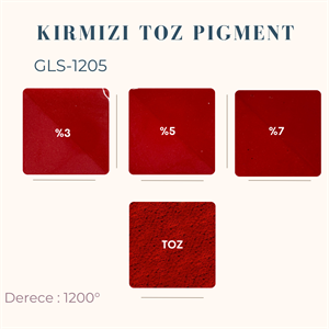Bayrak Kırmızı Toz Pigment GLS-1205