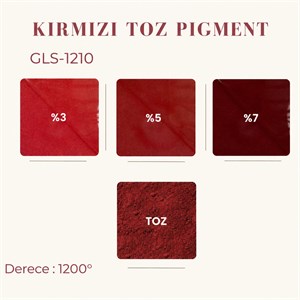 Bordo Kırmızı Toz Pigment GLS-1210