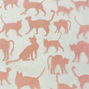Cats - Pembe Sıraltı Transfer Kağıdı 52x39cm
