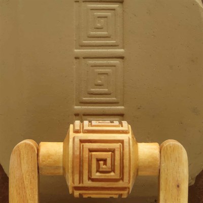Kare Spiral RM-001 Desenli Ahşap Rulo - 3cm