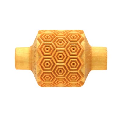 Bal Peteği RM 022 Desenli Ahşap Rulo - 3cm