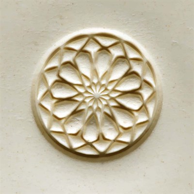 Gül Penceresi Scl-011 Desenli Ahşap Damga - 4cm