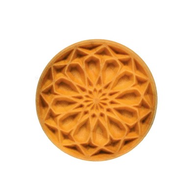 Gül Penceresi Scl-011 Desenli Ahşap Damga - 4cm