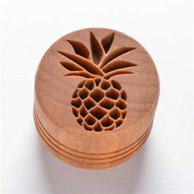 Ananas Desenli Ahşap Damga Scl-083 - 4 cm