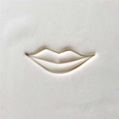 MKM Scl-103 -Stamps4Clay Scl (4 cm) design 103.Lips.