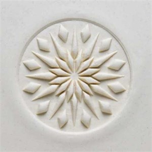 Büyük Yuvarlak Desenli Ahşap Damga Scxl-034 (6 cm/ 12.4
