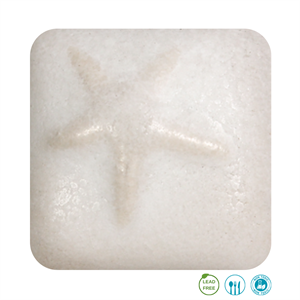 MS-250 White Pebble Glaze