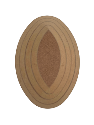 Oval Ahşap Tabak Kalıbı - 4 parça SET