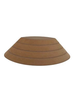 Oval Ahşap Tabak Kalıbı - 4 parça SET