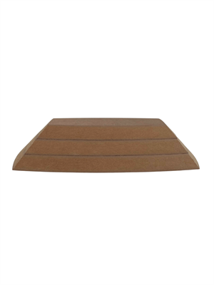 Oval Dikdörtgen Ahşap Tabak Kalıbı - 3 Parça SET
