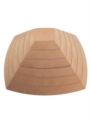 Oval Kare Ahşap Tabak Kalıbı - 6 Parça SET