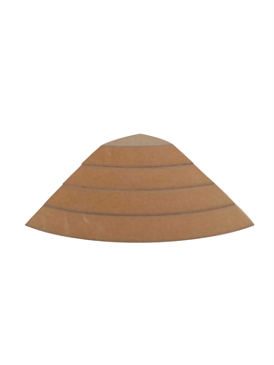 Oval Üçgen Ahşap Tabak Kalıbı - 4 Parça SET