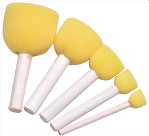 Ponpon Dekor Sünger 5li Set