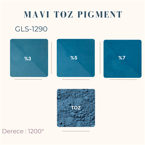 Turkuaz Mavi Toz Pigment GLS-1290