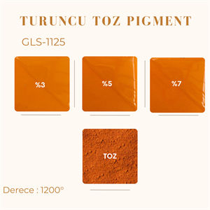 Turuncu Toz Pigment GLS-1125
