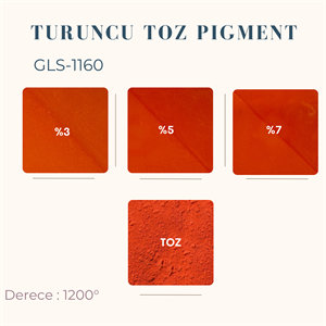 Turuncu Toz Pigment GLS-1160